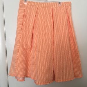LULAROE polka dot skirt